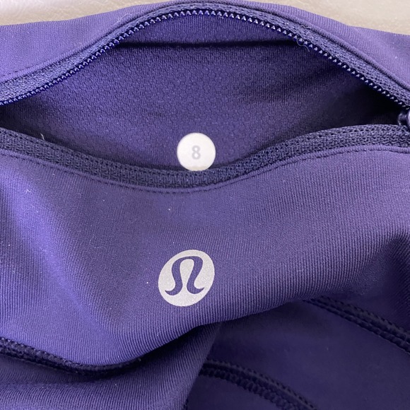 Lululemon Speed Up Tight Women's Size 8 Purple Mid Rise Running Leggings Pockets - Picture 2 of 12